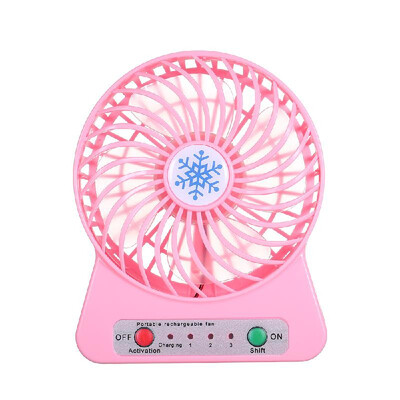 

Portable Handheld Mini Fan with Flash Light USB Rechargeable Table Fan Air Cooler Adjustable 3 Speeds for Home&Travel