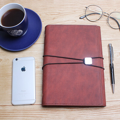 

NeillieN Business triple-fold loose-leaf notebook A5 notebook stationery creative imitation leather notebook office stationery