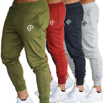 

Men Sport Pants Long Trousers Tracksuit Fitness Workout Joggers Gym Sweatpants