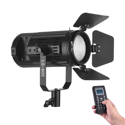 

Andoer LS-60S 3200K-5600K Bi-Color Temperature Dimmable LED Video Light 60W Output CRI 97 with Bard Door Remote Controller 10 Cha