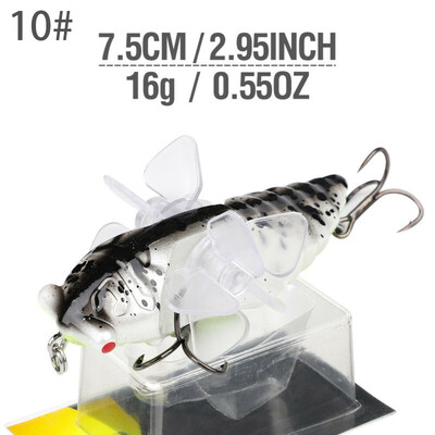 

75cm 16g Big Crankbait Minnow Wobblers Fishing Lures Hard Baits Trolling Perch