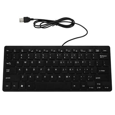 

Wired USB 78 Key Keyboard Portable Mini Multimedia Keyboard for Notebook PC