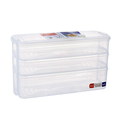 

Toponeto Plastic Storage Refrigerator Bin Save Space Non-toxic Eco-friendly Healthy