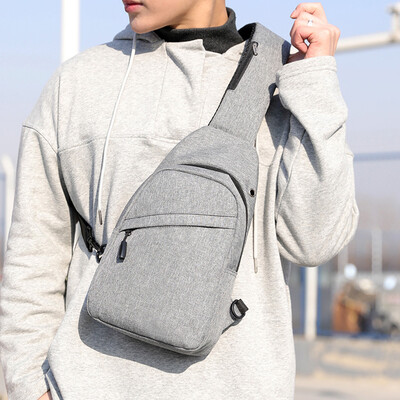 

Tailored Mens Simple Leisure Fashion Business Security Chest Bags Single Shoulder Bags
