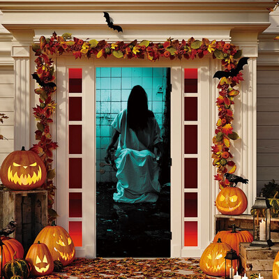 

〖Follure〗Halloween Haunted House Decor Window Door Cover Sticker Zombie Hand 78X30 Inches