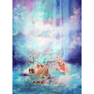 

5D DIY Full Drill Diamond Painting Fantasy Girl Cross Stitch Embroidery Kit