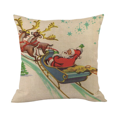 

〖Follure〗Merry Christmas Cushion Cover Square Pillow Case Home Decor