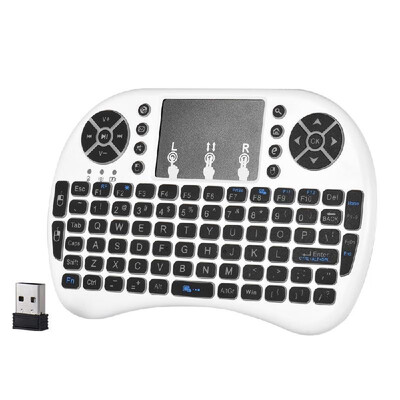

24GHz Wireless Keyboard with Touchpad Mouse Handheld Remote Control for Android TV BOX PC Smart TV Black