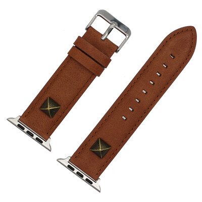 

Gobestart Pin buckle Cowhide Buckle Wrist Watch Band Strap Belt For Apple Watch 42mm