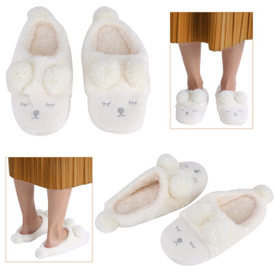 

Home SlippersWinter Warm Casual Shoes Cute Cartoon Soft Indoor Home Wear Slippers for WomenSlipper