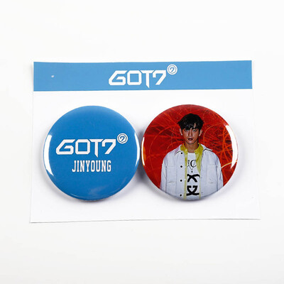 

redCherry TWICE EXO Got7 Brooches Button Badges Pins Set for Clothes Backpack Pencil Case