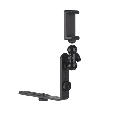 

Vertical -Shape Bracket Camera Stand Flexible Smartphone Ballhead Stand Adjustable Phone Holder Clip Kit for iPhone Samsung X