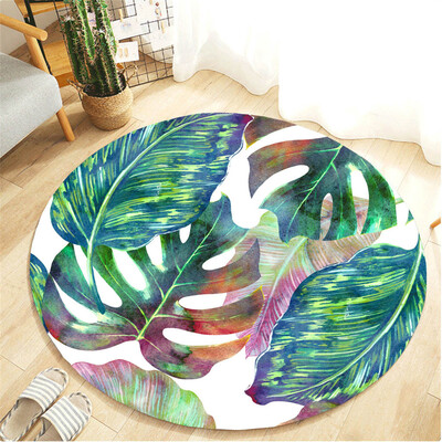 

〖Follure〗Botany Elements Blanket Round Bathroom carpet 55cm