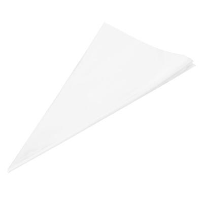

50pcs Transparent Triangular Bag OPP Plastic Packaging Bag Cake Decor Tool