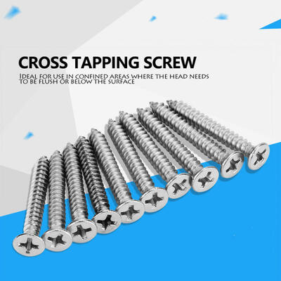 

Greensen 200Pcs M4 Stainless Steel Cross Self Tapping Screws Combination Set Flat Head