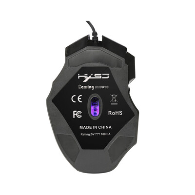 

3200 DPI 7 Button 7D LED Optical USB Wired Gaming Mouse Mice for Laptop PC Professional Gamer Adjustable Black