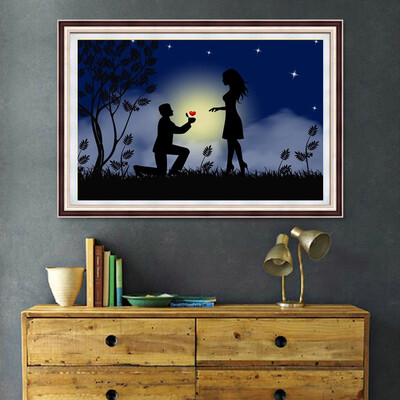 

Toponeto 5D Embroidery Paintings Rhinestone Pasted DIY Diamond Painting Cross Stitch