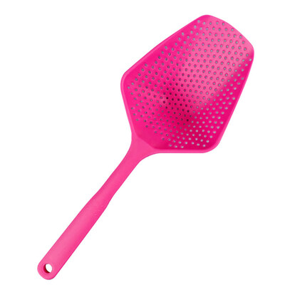 

Plastic Water Ice Shovel No Sticky Filter Strainer Long Colander Kitchen Gadget