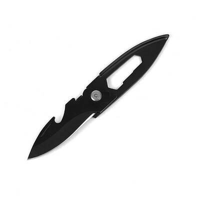 

Stainless Steel Portable EDC Multi folding knife bottle opener Pocket Mini
