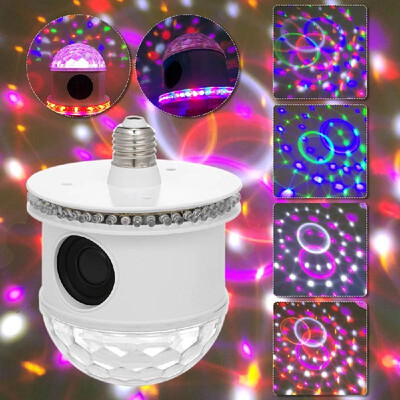 

6 Modes Party LED Light Sound Activated Stage Club Lights BT Connection DJ Lighting Disco Strobe Lamp for Home Room Dance Parties