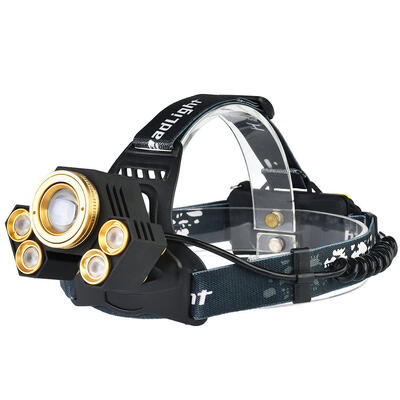

T6XPE LED Headlight Rotating Zoom 4 Modes 10W Flashlight Torch Headlamp