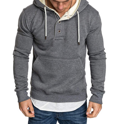 

Mens Sweater Long Sleeve Hoodie Tops Pullover Warm Sweatshirt Slim Fit Jacket