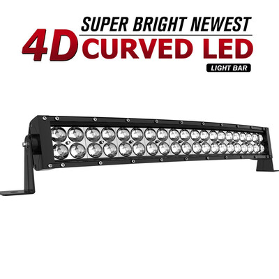 

24inch Curved LED Work Light Bar Combo Bumper for Ford Truck 4X4 Offroad ATV 22