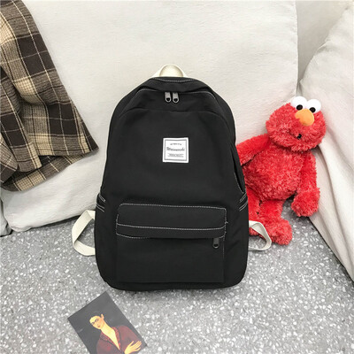 

Ancient sense of light school bag women Korean version of high school wind backpack travel small fresh college students campus sho