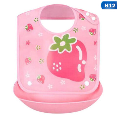 

Cartoon Waterproof Bib Feeding Stereo Pick Rice Pocket Baby Boy Girl Aprons