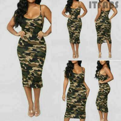 

Womens Ladies Boho Long Maxi Dress Evening Party Beach Bodycon Dresses Sundress