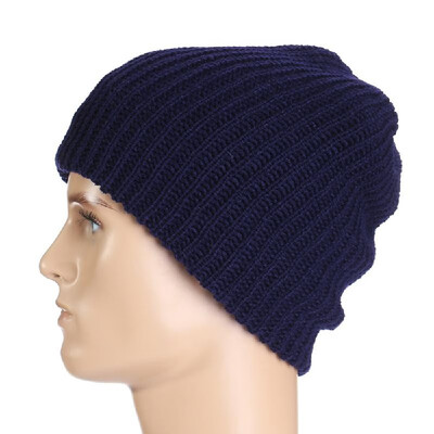 

Mens Winter Hat Warm Comfortable Soft Knitted Cap Casual Acrylic Slouchy Beanie Hat