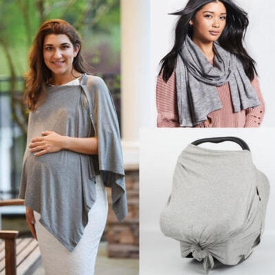

Baby Car Seat Canopy Cover Up Apron Breastfeeding Shawl Lactation towel