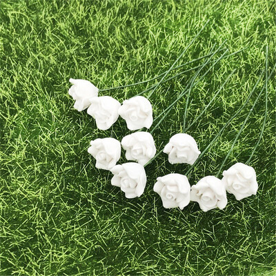 

Siaonvr 10Pcs Dollhouse Mini Plant Flower Miniature Living Room Kids Pretend Play Toy