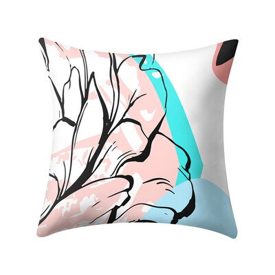 

Toponeto Print Pillow Case Polyester Sofa Car Cushion Cover Home Decor 45 X 45cm
