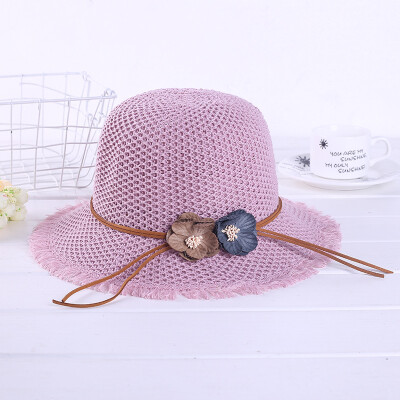 

Spring&Summer Fashion Hundred Flowers Straw Hats Female Summer Korean version of Xiao Qingxin Beach Hats Female Hats Wholesale