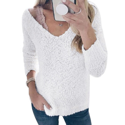 

Tailored Women Fashion Casual V-Neck Long Sleeve T-Shirt Tops Blouse