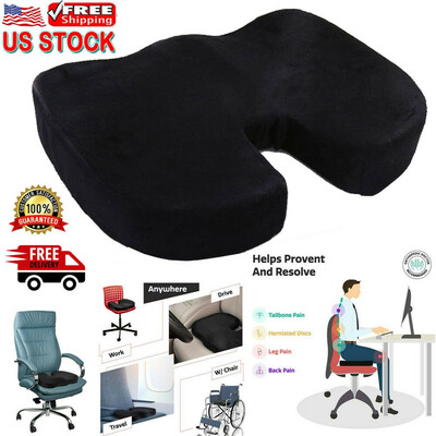 

Coccyx Orthopedic Memory Foam Gel Seat Cushion Pillow Car Chair Support
