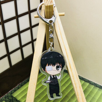 

Tokyo Ghoul Keychain Key Chains Pendant Acrylic Transparent Pendant Hot Sale Anime Key Ring