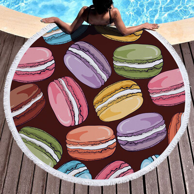 

Toponeto 1 PC Round Beach Pool Home Shower Towel Blanket Table Cloth Yoga Mat