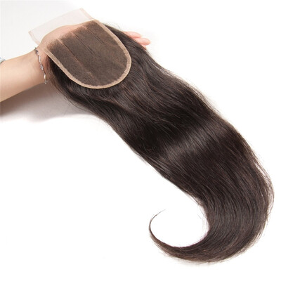 

UNice 8A Brazilian Straight Virgin Human Hair Lace Closure 10"-20" 35g