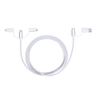 

KKMOON Charger Cable 5 in 1 Multiple USB Port USB Cable with Lightning Type C Micro USB Port Connectors for iPhone X 8 7 6s 6 iPad