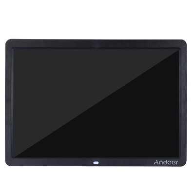 

Andoer 15" Wide Screen HD LED Digital Picture Frame Digital Album High Resolution 1280800 Electronic Photo Frame with Remote Cont