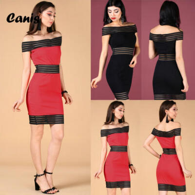 

Women Summer Bodycon Casual Sleeveless Evening Party Cocktail Short Mini Dress