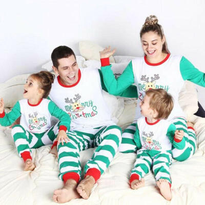 

USA Family Matching Christmas Pjs Pyjamas Pajamas Set Xmas Sleepwear Nightwear