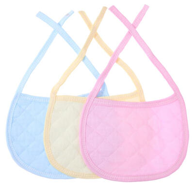 

3pcs Newborn Baby Bibs Pure Cotton Girl Boy Feeding Saliva Bibs Towel