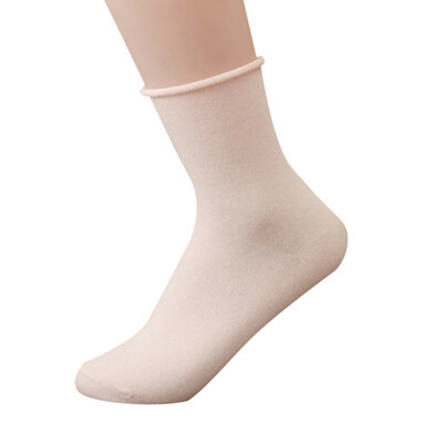 

Women Casual Harajuku Solid Color Breathable Moisture Wicking Deodorant Elastic Athletic Work Socks