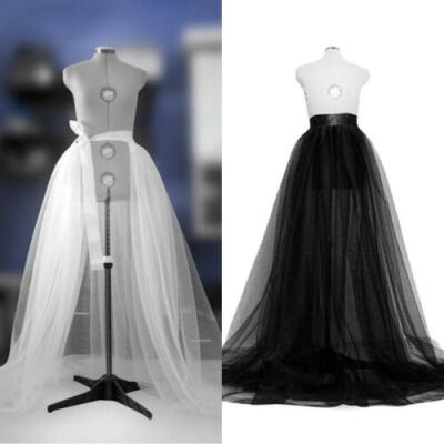 

Women Tulle Tutu Long Skirts Wedding Party Cocktail Prom Bandage Mesh Maxi Dress