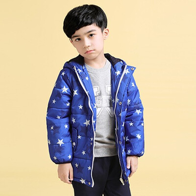 

Children put the boy cotton-padded jacket winter 2018 leisure coat little big boy baby boomers autumn winter jacket coat