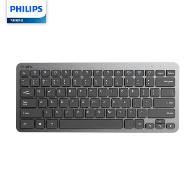 

Philips PHILIPS SPK6614W keyboard wireless Bluetooth keyboard office keyboard ultra-thin 78-key smart sleep mobile phone tablet keyboard silver self-operated