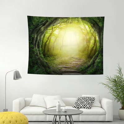 

Toponeto New Green Tapestry Living Room Bedroom Decorative Painting
